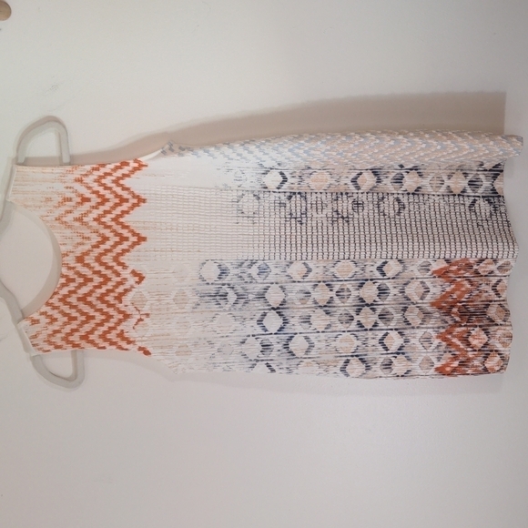 𝅺zara Collection Geometric Sleeveless Shift Dress small - Picture 2 of 7